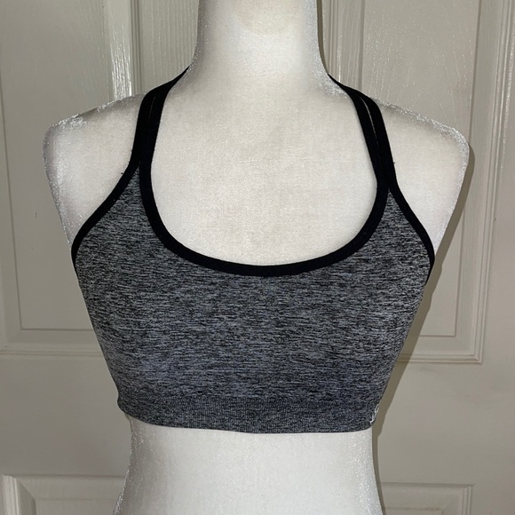 Kenneth Cole Reaction Heather Gray Sports Bra - Picture 1 of 6